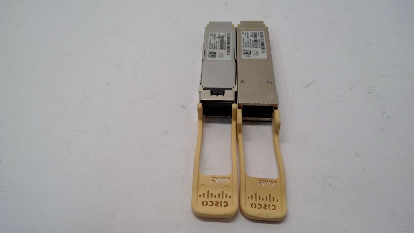 Cisco QSFP-100G-SR4-S 100GBASE SR4 QSFP  MPO-12 100m over OM4 MMF Transceiver