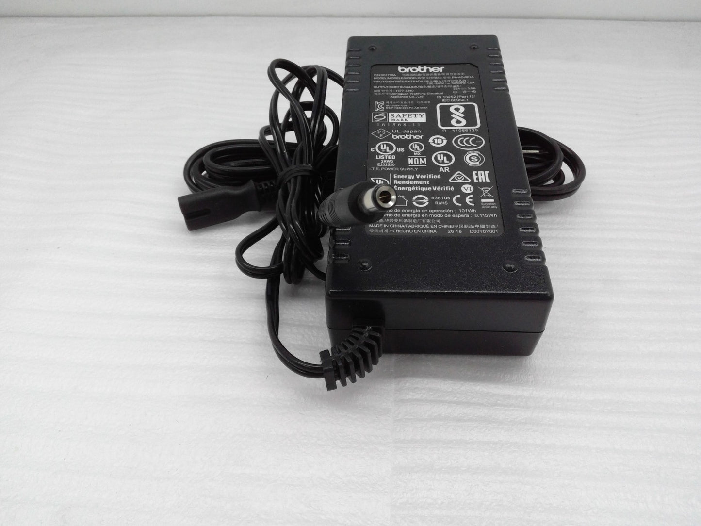 Genuine Brother Power Supply PA-AD-001A 25V 3.6A AC Adapter QL-810/820 Series