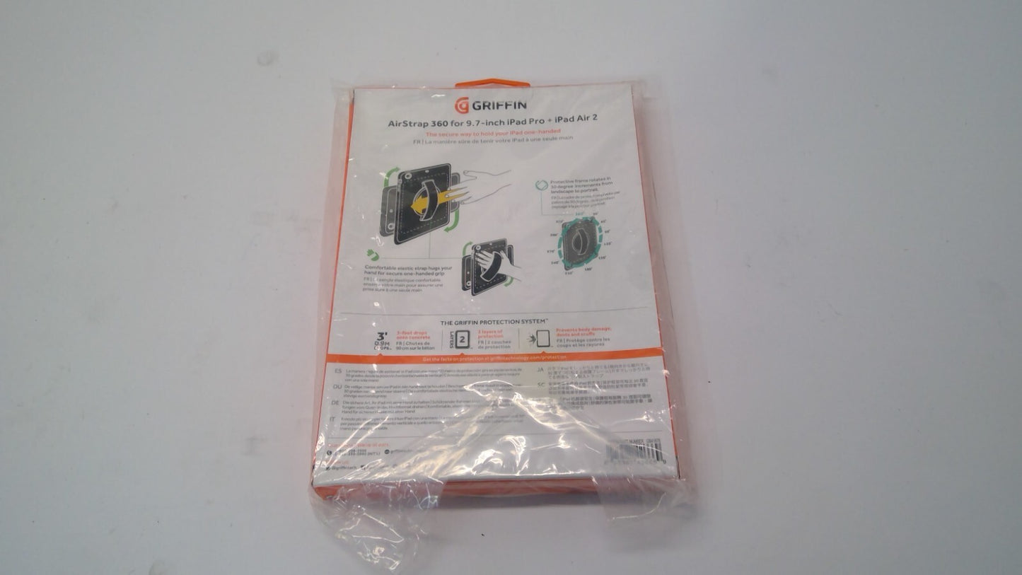 (NEW) Griffin AirStrap 360 Case for 9.7 Inch iPad Pro/iPad Air-2