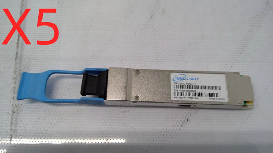 LOT OF 5 InnoLite TR-IQ13L-N00 40G LR4 40Gb QSFP 1310nm Transceiver