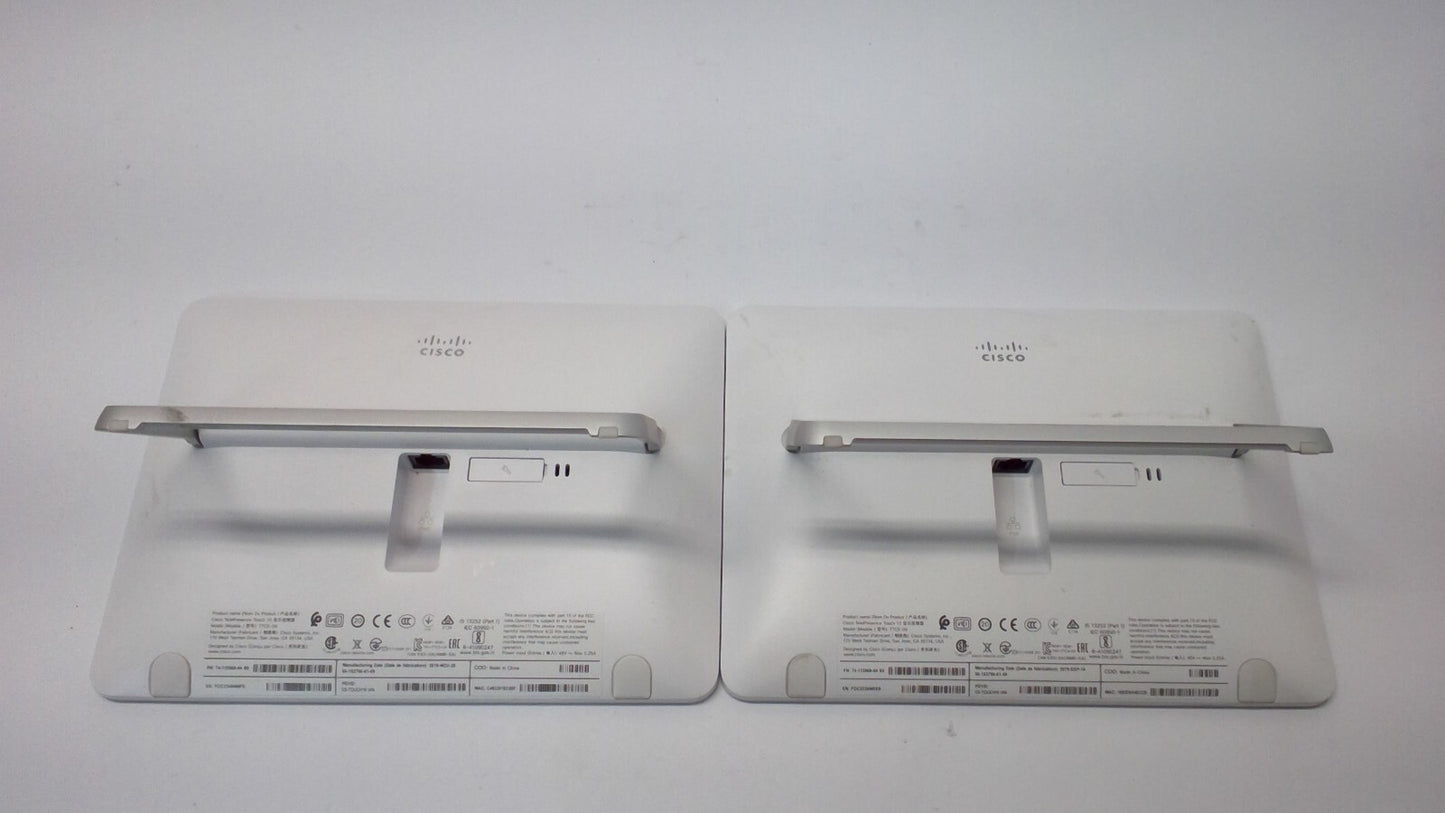 X2 Cisco TelePresence Touch 10 Control Unit TTC5-09 PoE 10.1" Touchscreen Displa