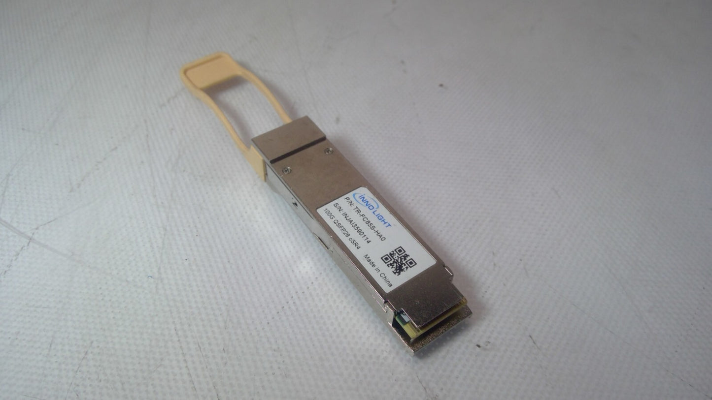 LOT OF 5 INNOLIGHT   TR-FC85S-HA0 100G QSFP28 cSR4
