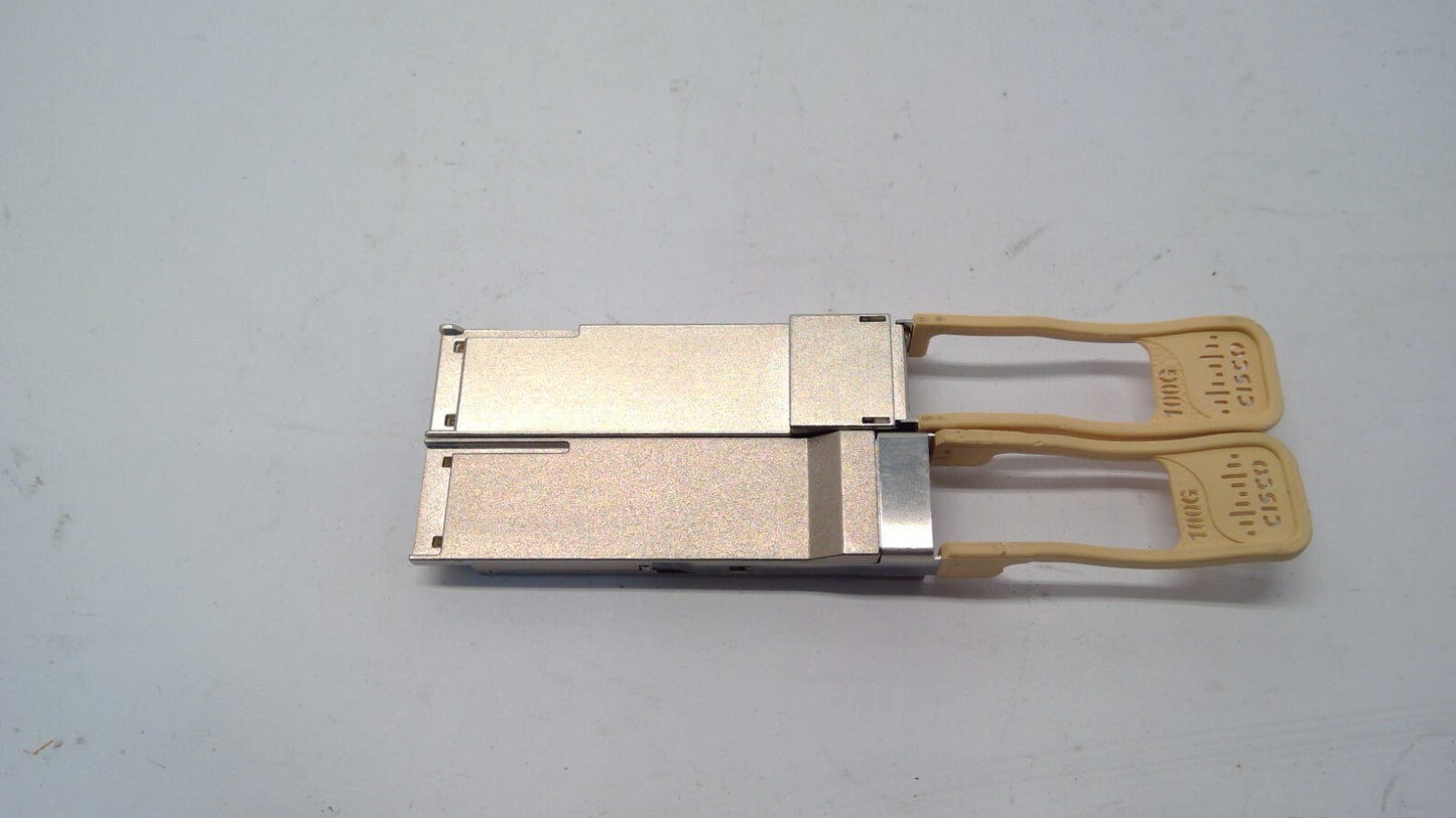 Cisco QSFP-100G-SR4-S 100GBASE SR4 QSFP MPO-12 100m over OM4 MMF Transceiver