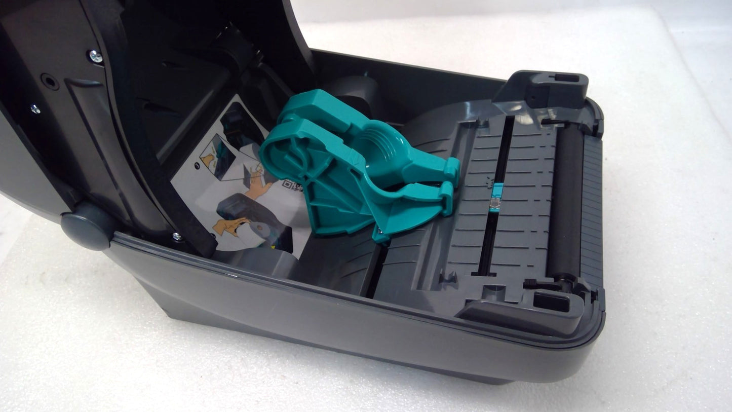 Zebra GX430T Thermal Label Printer Adjustable black line sensor *NO CUTTER*