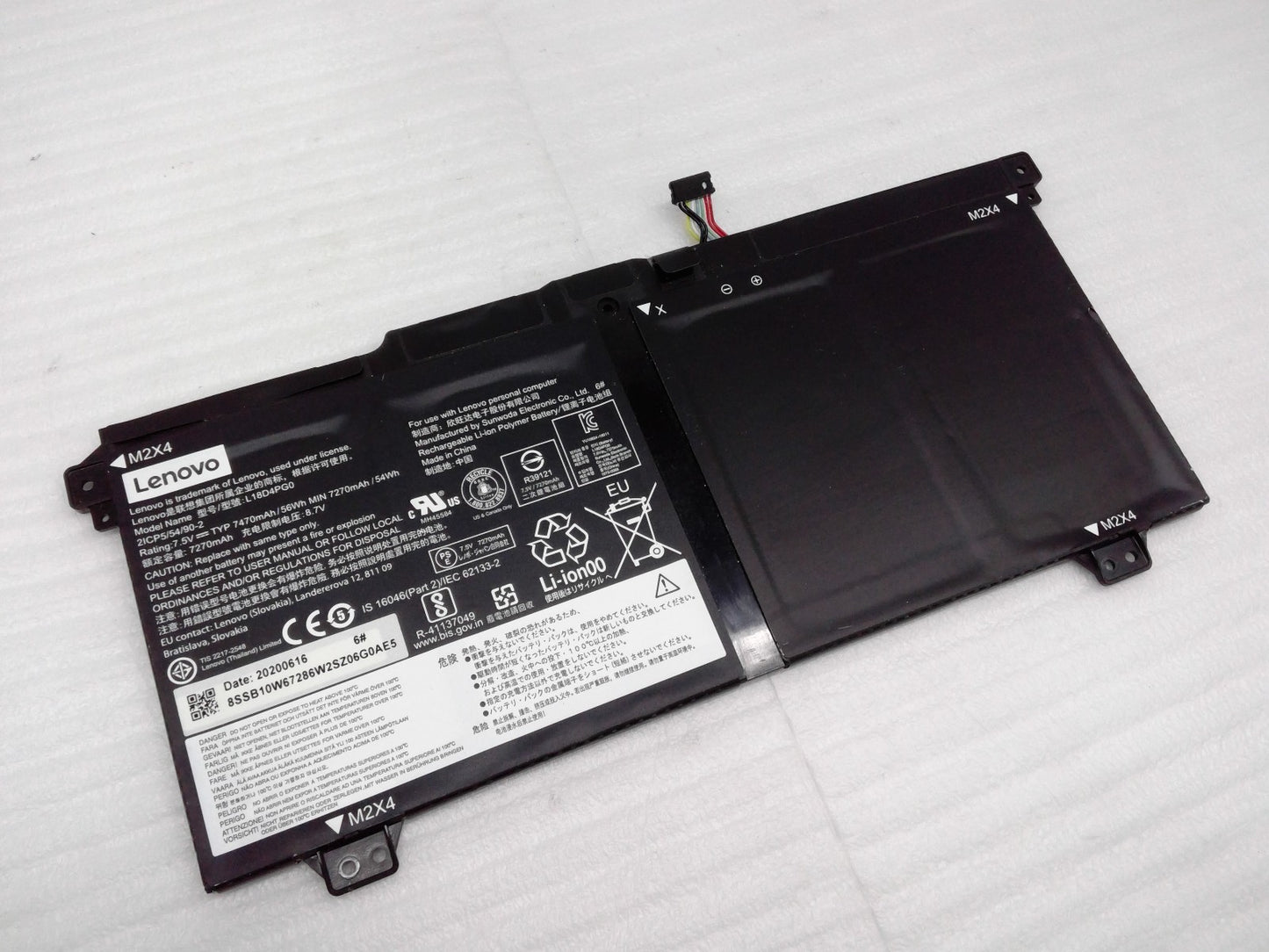 OEM Battery for Lenovo Yoga Chromebook C630 C340-15 Series L18M4PG0 L18D4PG0