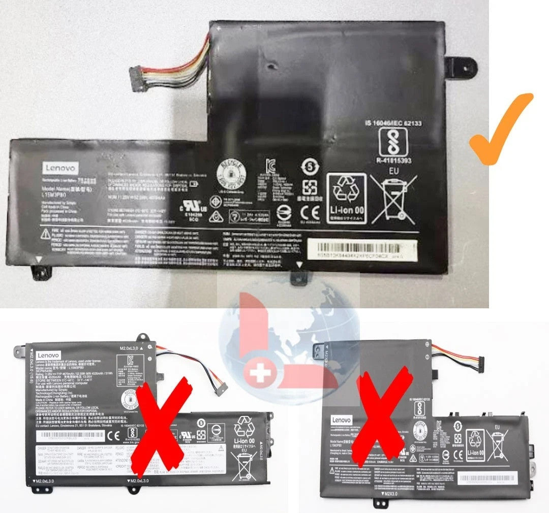 OEM L15M3PB0 52.5Wh 11.25V Battery for Lenovo Yoga 510-14IKB 80VB Flex 4-1435