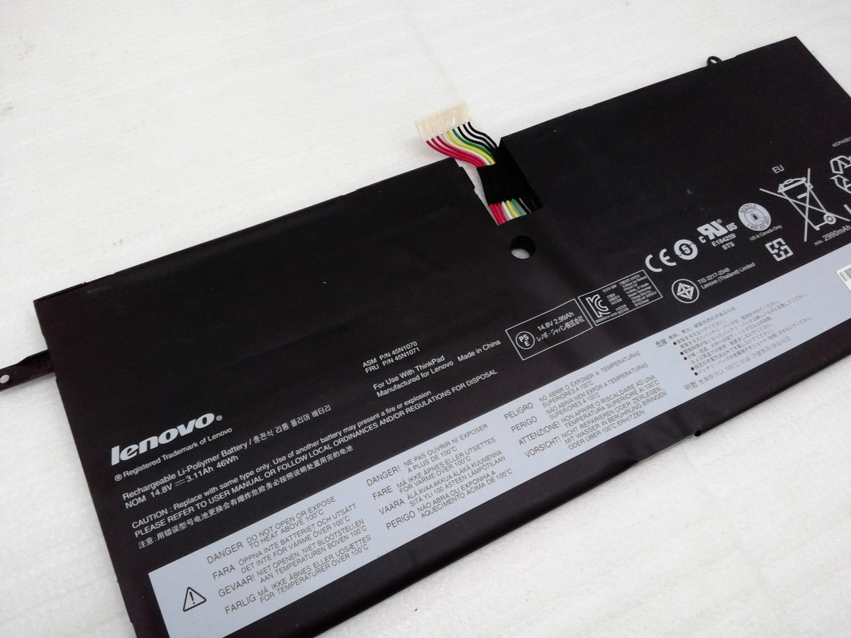 Genuine 45N1070 45N1071 Battery for Lenovo ThinkPad X1 Carbon 3444 3448 3460