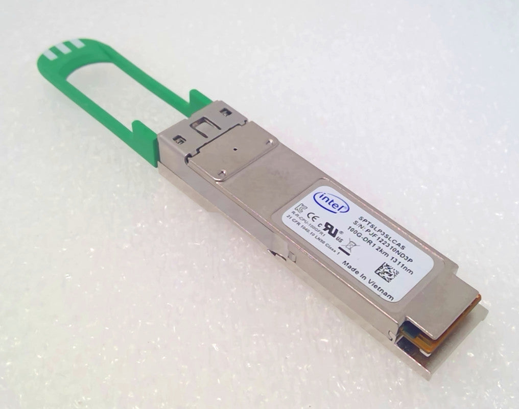 INTEL QSFP 100G DR1 SPTSLP3SLCAS 2KM 1311nm Fiber Optic Transceiver Module