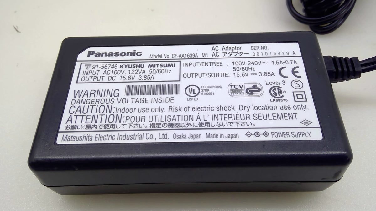 OEM Panasonic CF-AA1639A M1 60W 15.6V 3.85A 6.5x4.4mm Toughbook Adapter