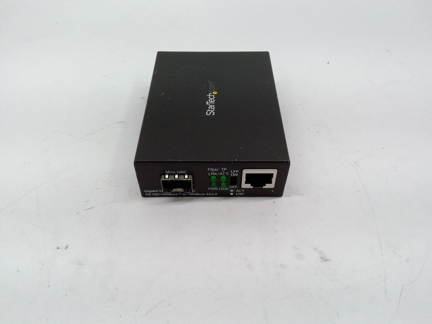 StarTech MCM1110SFP Gigabit Ethernet Fiber Media Converter w/ Open SFP Slot