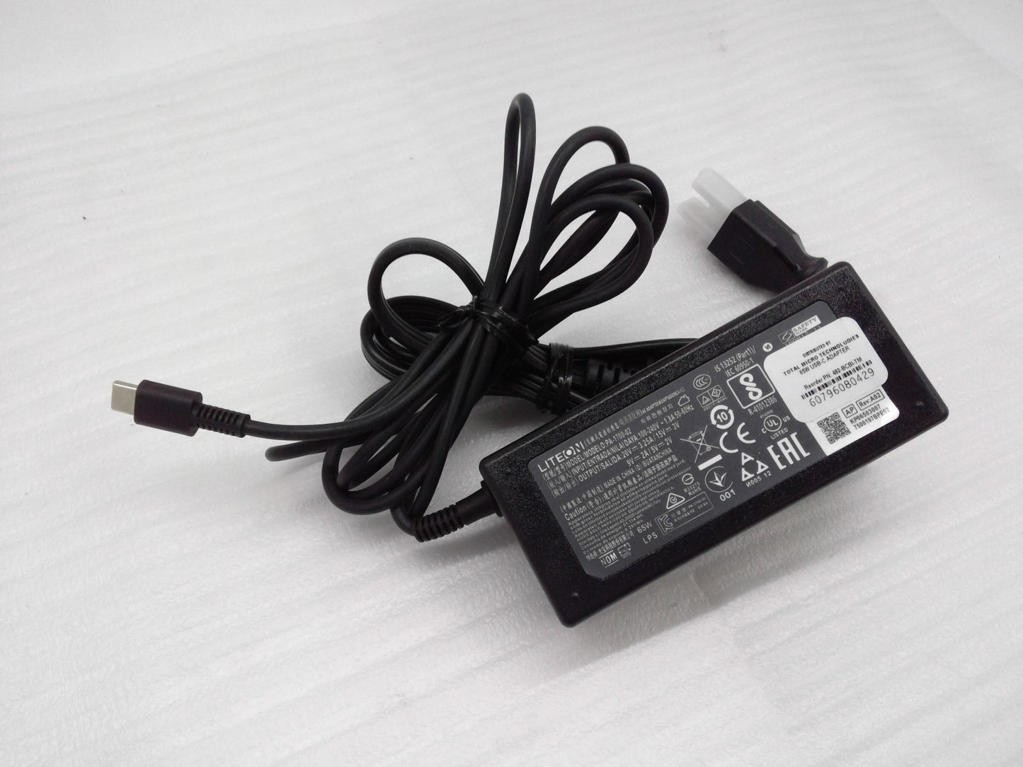 Original 65W USB-C Adapter For Acer Chromebook Spin 15 311 315 R13 PA-1700-02