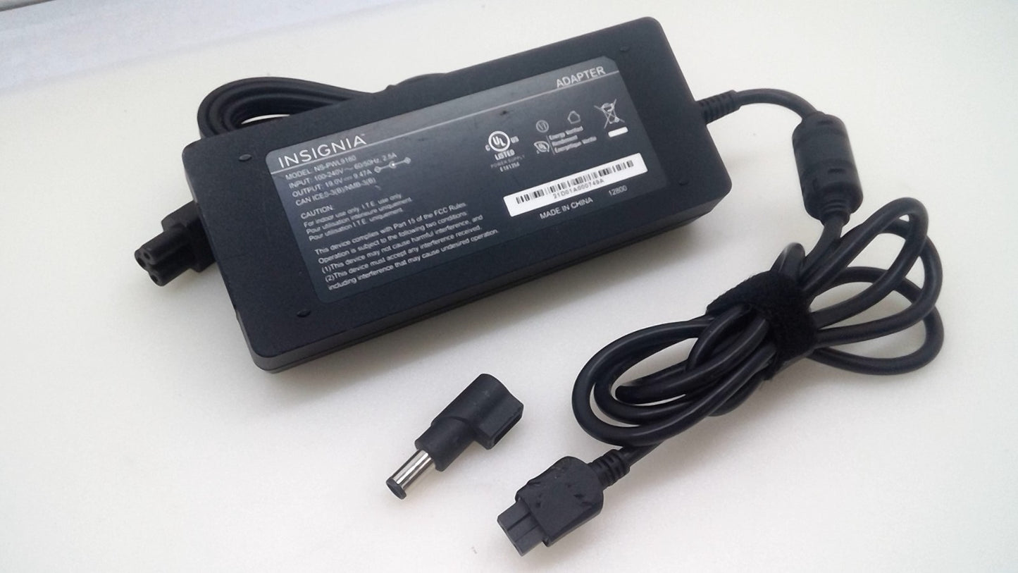 OEM Insignia 180W NS-PWL9180 AC Adapter 19V 9.47A 7.4 × 5.0mm Removable Tip