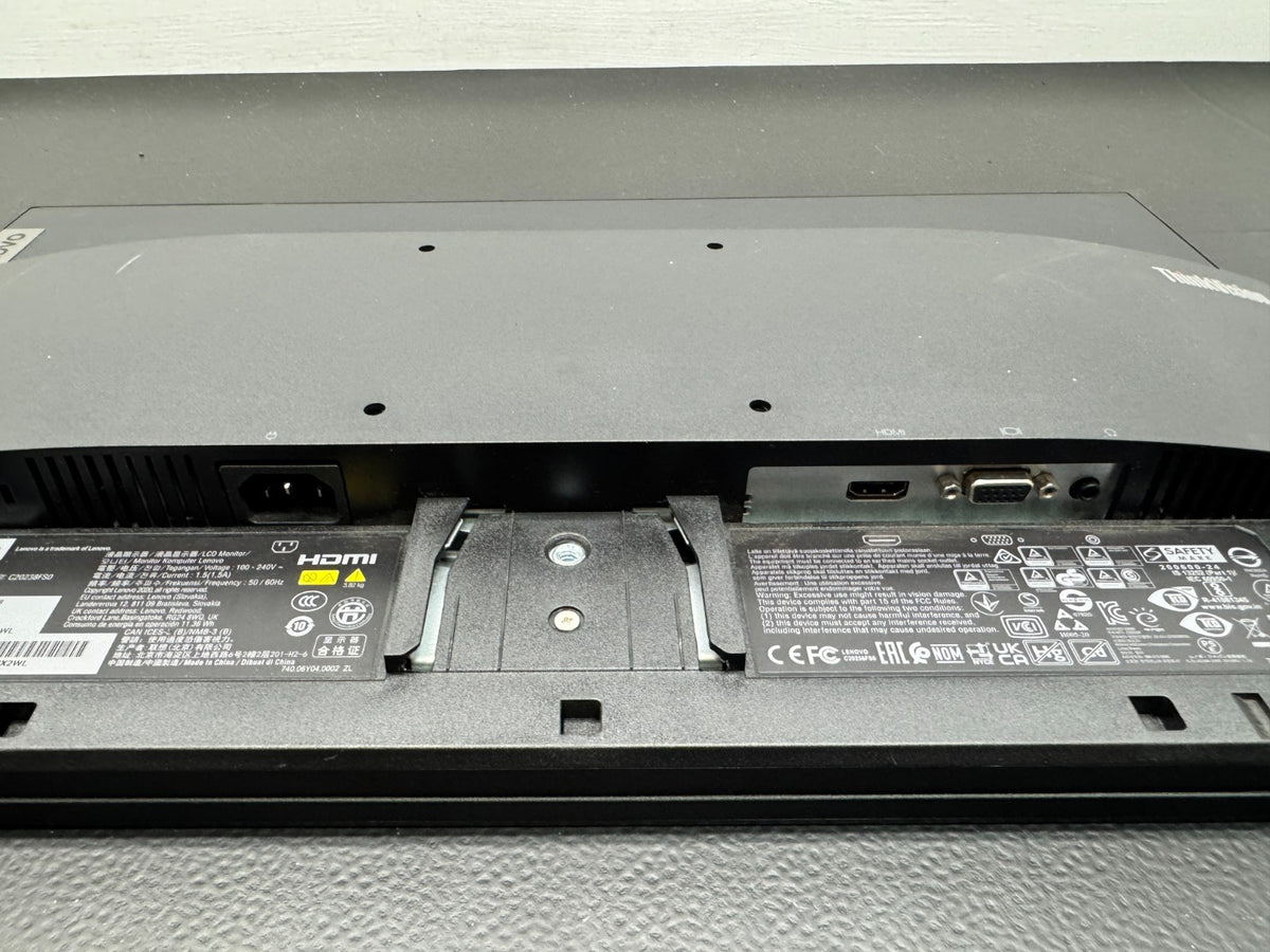 Lenovo S24e-20 24" FHD Monitor VA Panel, HDMI VGA , No Stand-Tested *READ*