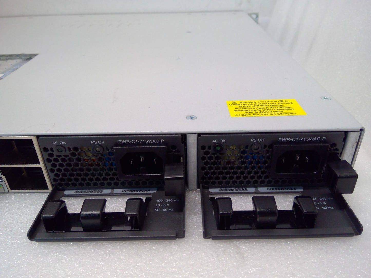 Cisco C9300-48P-A 48-Port PoE+ Ethernet Network Switch W/MODULE W/PSU *READ*