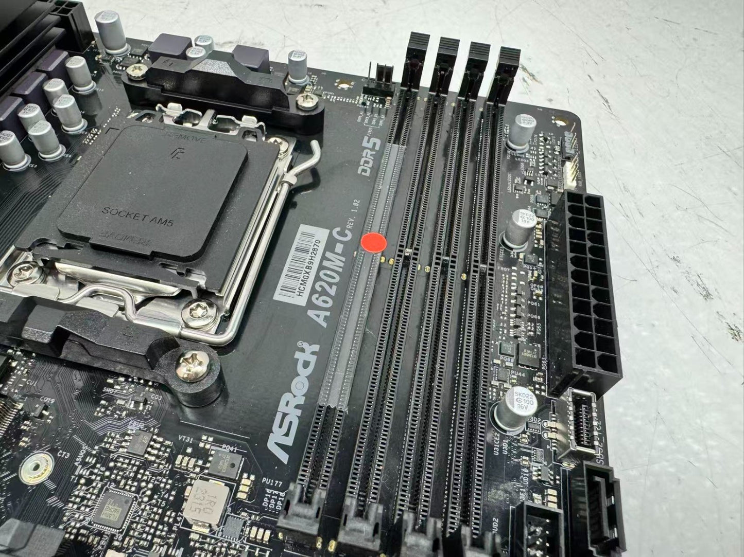 ASRock A620M-C Micro ATX Motherboard DDR5 *Read*