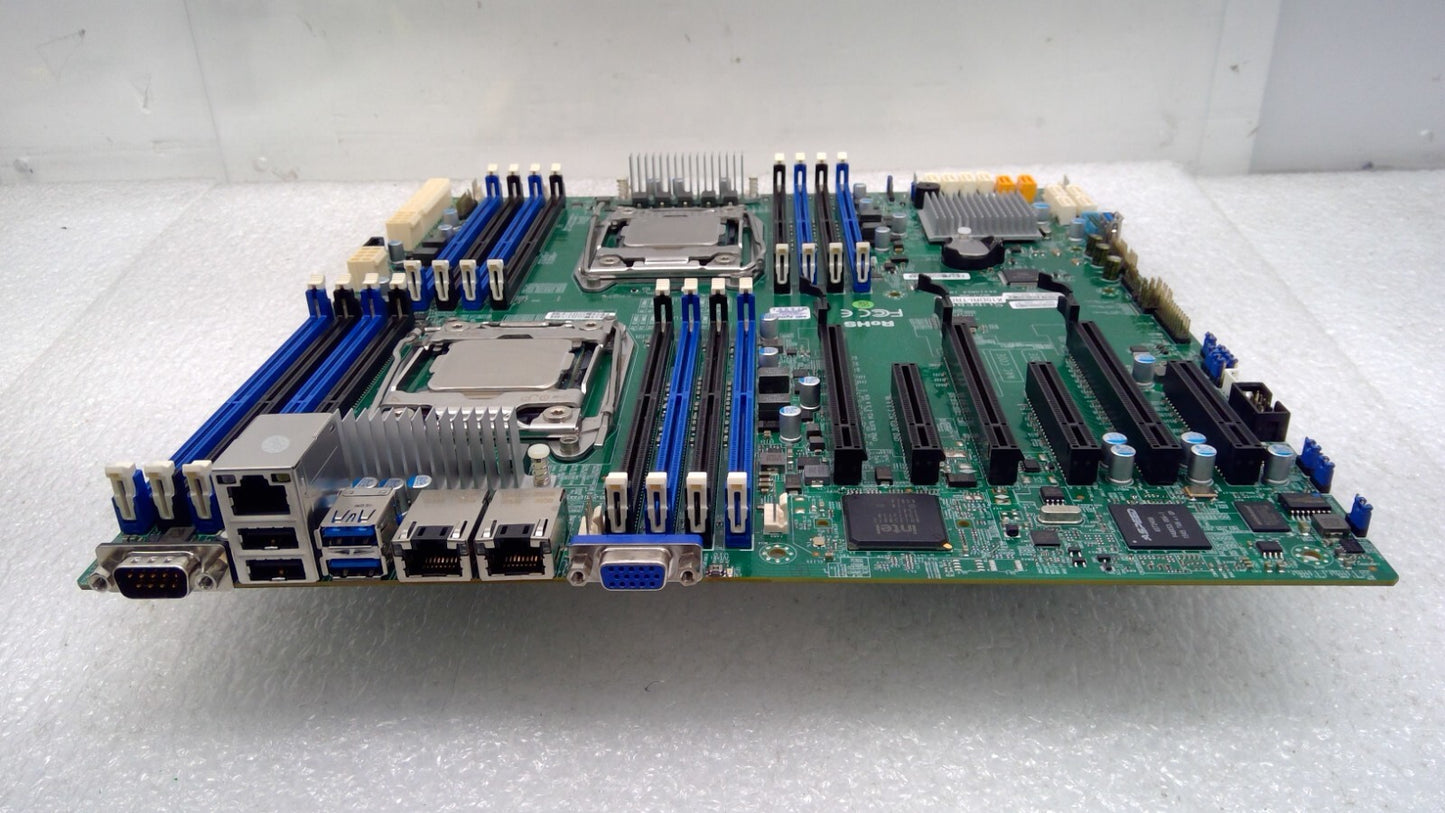 SuperMicro X10DRi-TR013 INTEL Motherboard+Heatsink 2CPU E5-2680v4@2.4GHz x2
