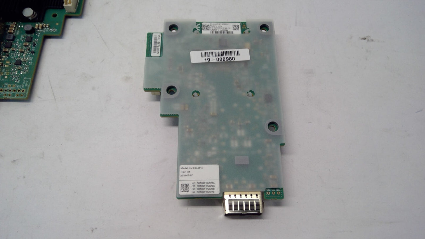 Lot of 5 MELLANOX MCX4431N-GCAN ConnectX-4 LX 50GbE Adapter