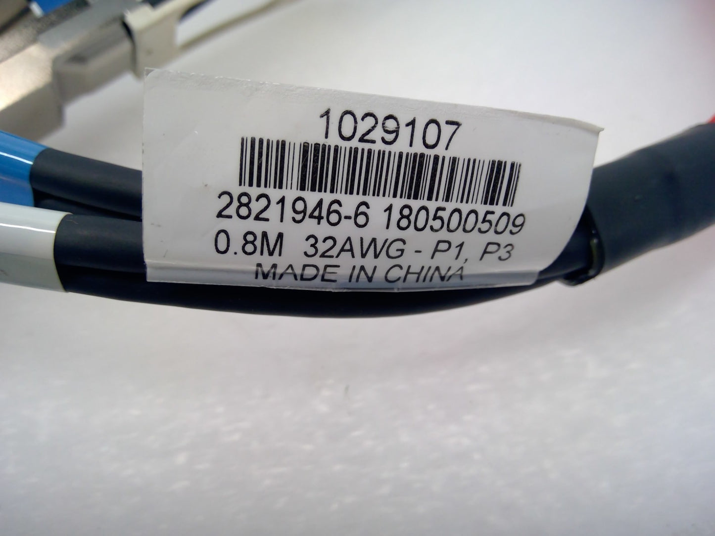 TE Connectivity 2821946-6 2X800G 2OSFP TO 2X800G 2OSFP DAC Cable 0.8M 32AWG