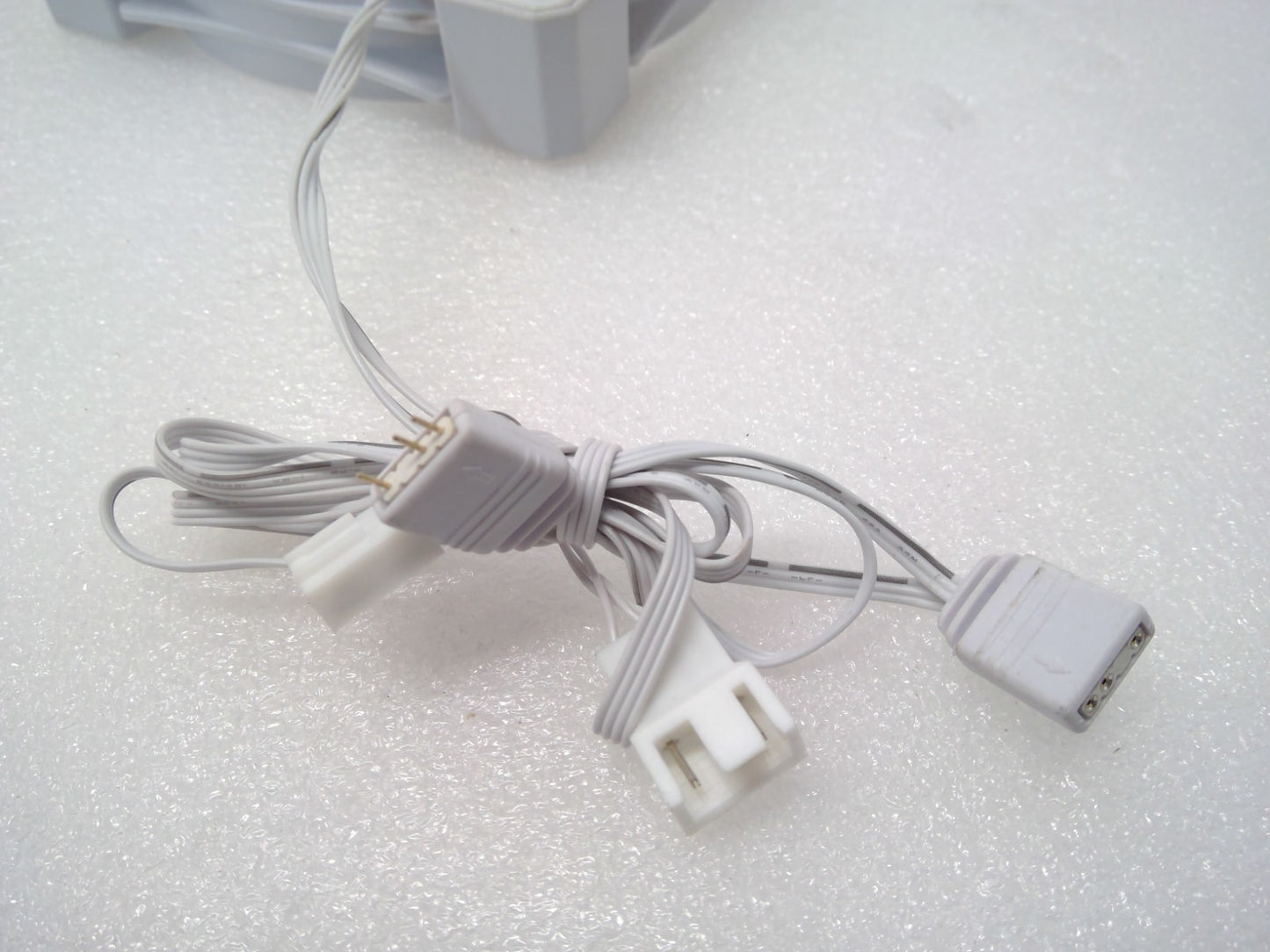 Lot of 3 CYBERPOWER PC AF120 ARGBPWM DF1202512RFHN Hydraulic Bearing FANS White