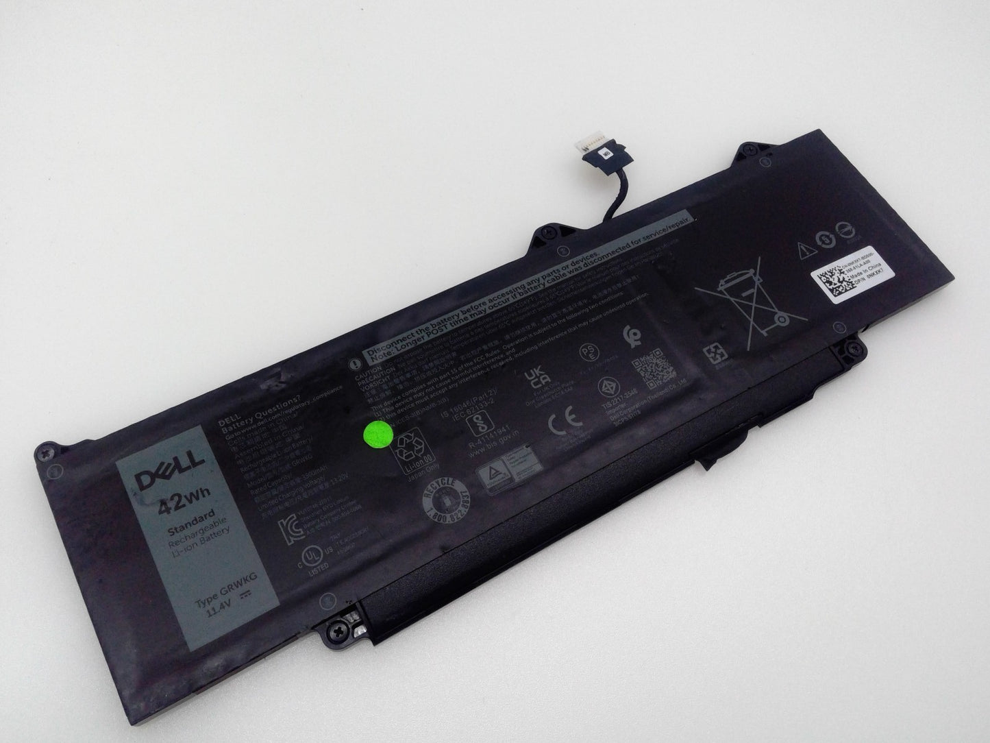 Genuine Dell Precision 3590 Latitude 5550 Laptop Battery 42Wh 11.4V GRWKG