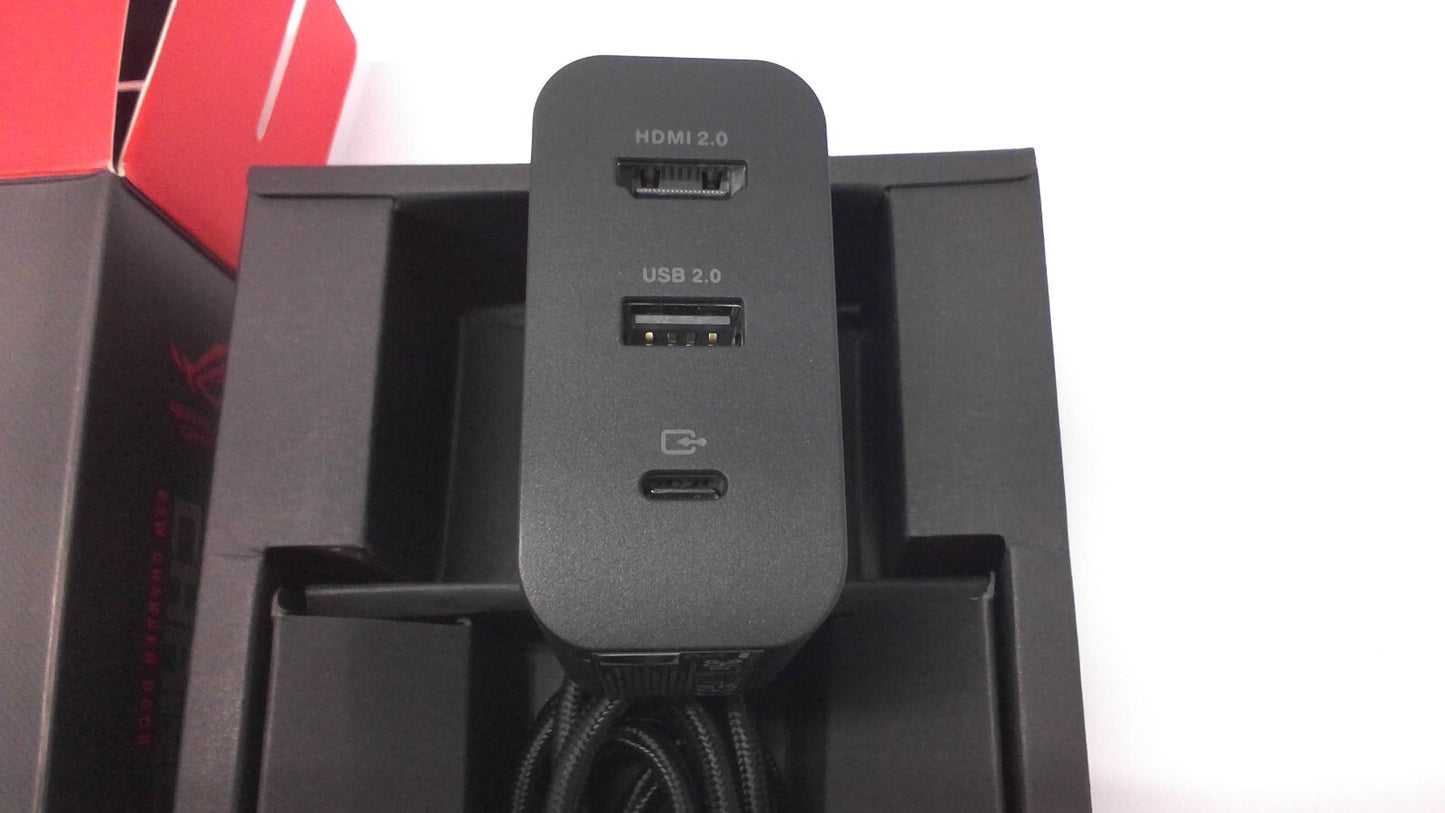 ASUS ROG 65W - Gaming Charger Dock - AC65-03 - Ally Type C - UK/EU/US