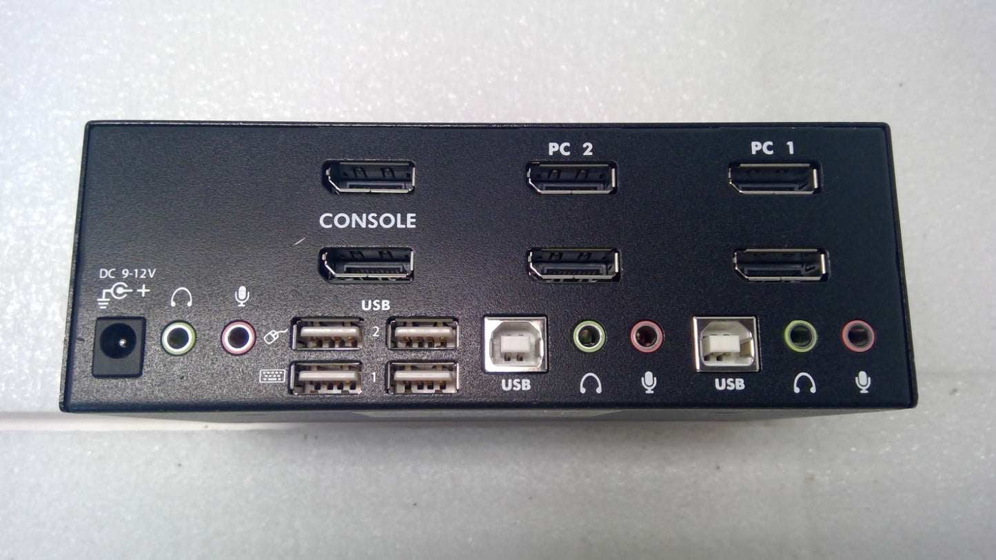 StarTech SV231DPDDUA2 C4E1E7ZG47 2 Port USB DisplayPort