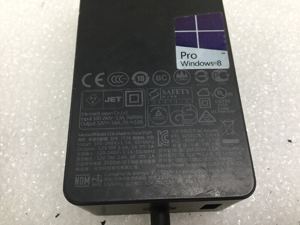 Original Microsoft 1536 Charger USB Ac Adapter for Microsoft Surface Pro 2