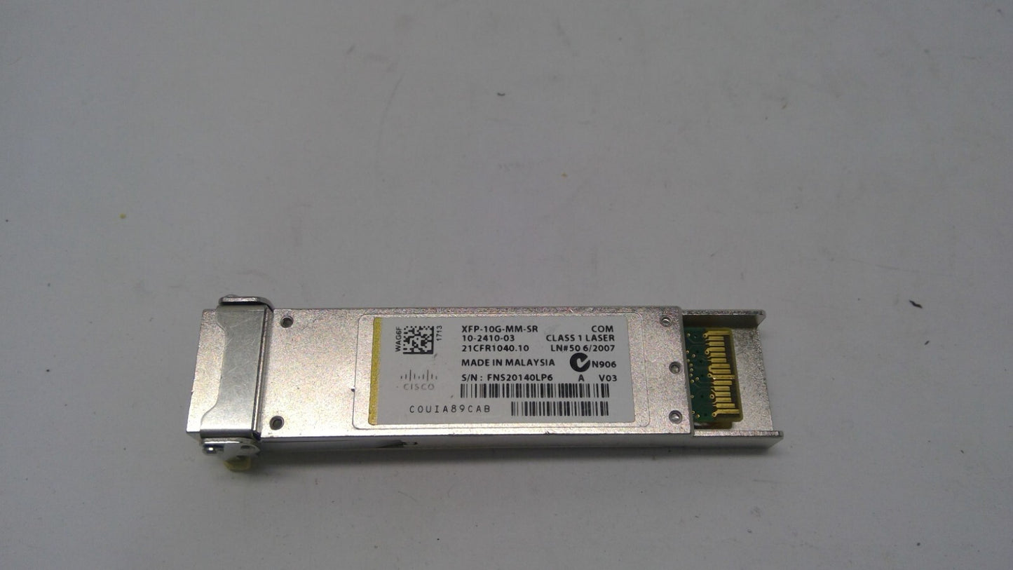 Genuine Cisco  XFP-10G-MM-SR  10Gbe XFP Fiber Transceiver Module