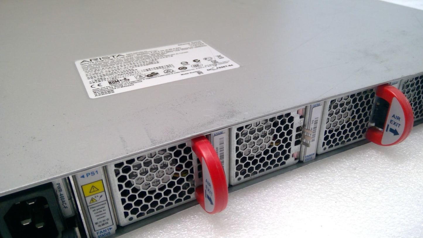 Arista DCS-7050T-64 48x RJ45 1/10GBASE-T 4x QSFP+ Ethernet Switch *READ*