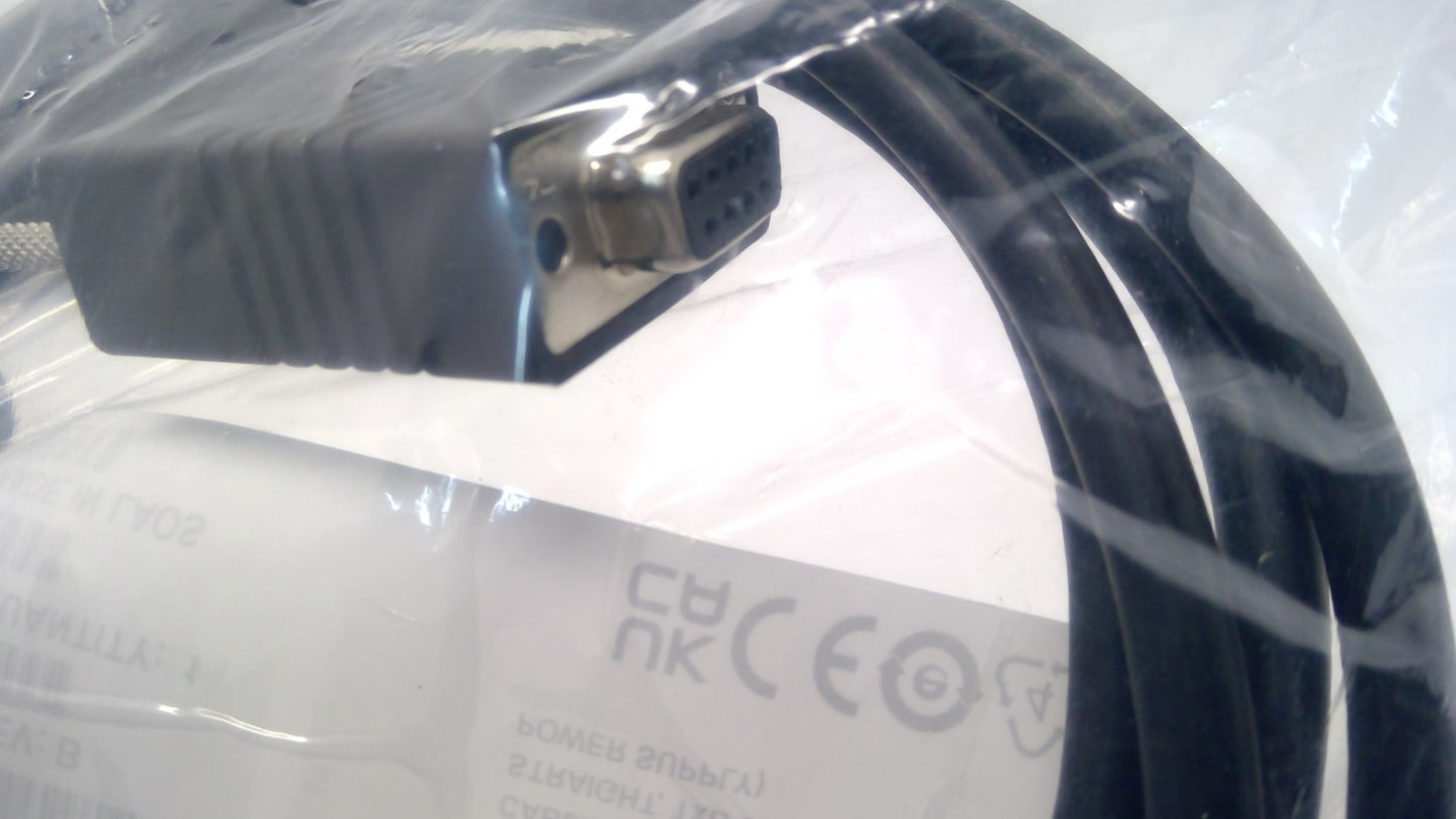 NEW Zebra CBA-R07-S07PAR RS232 DB9 Female 7ft 12V Straight Scanner Cable