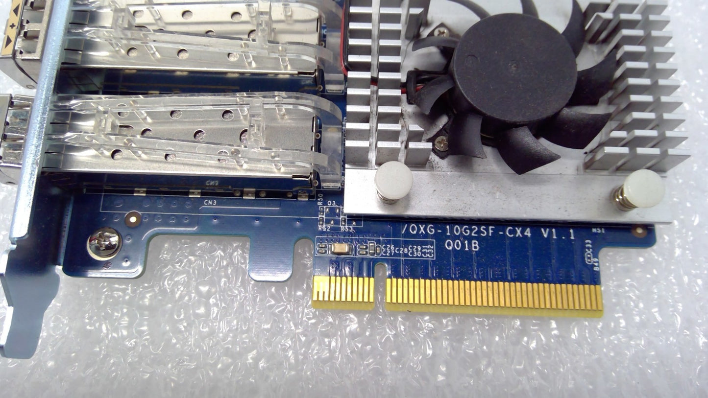 QNAP QXG-10G2SF-CX4 Dual-Port SFP+ 10GbE PCIe x8 Network Card