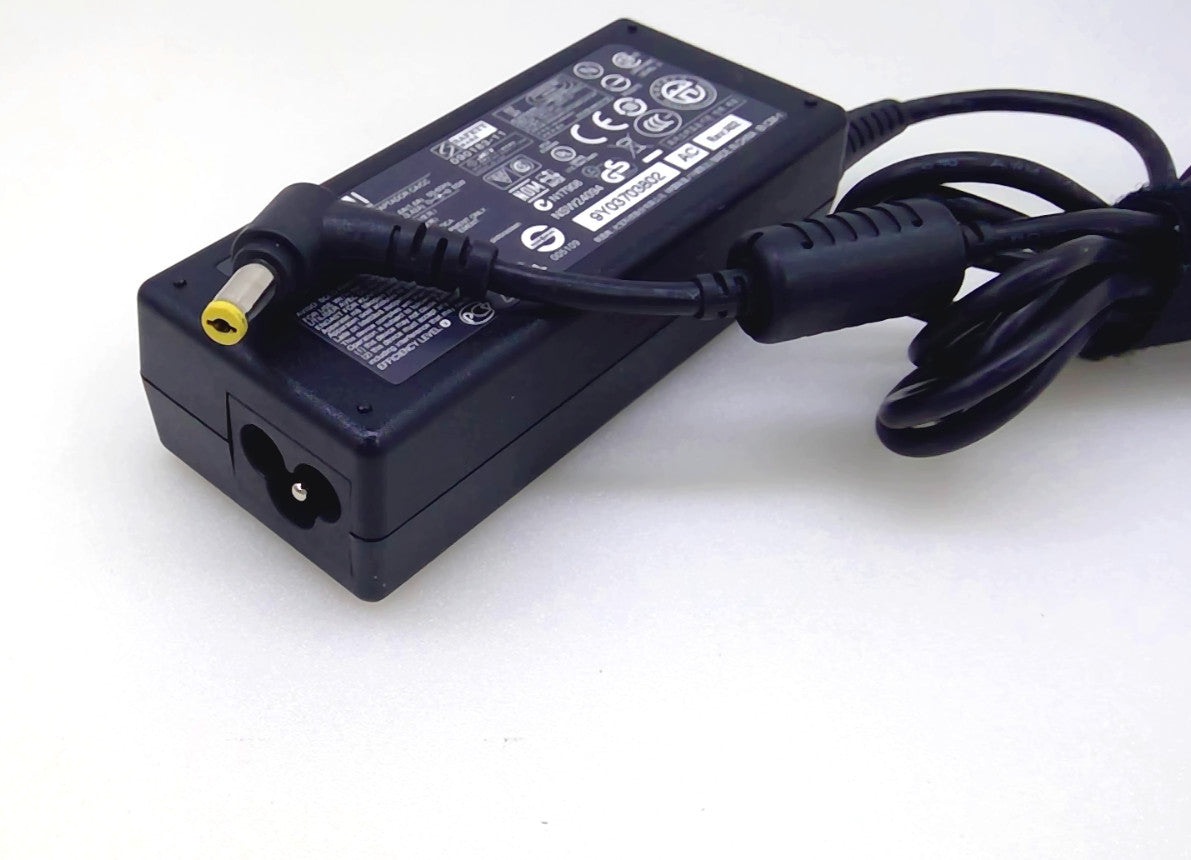 Genuine LiteOn PA-1650-22 65W AC Adapter 19V 3.42A 5.5x1.7mm Yellow Tip