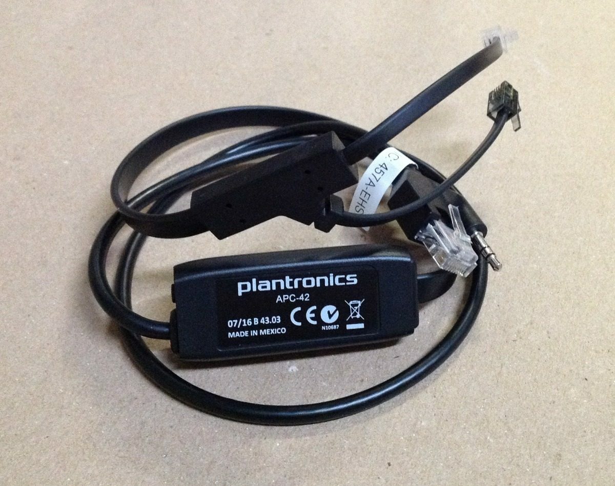 X5 Plantronics APC-42 EHS Cable 38350-12 for Cisco IP Phone 7942 7962 8811 8851