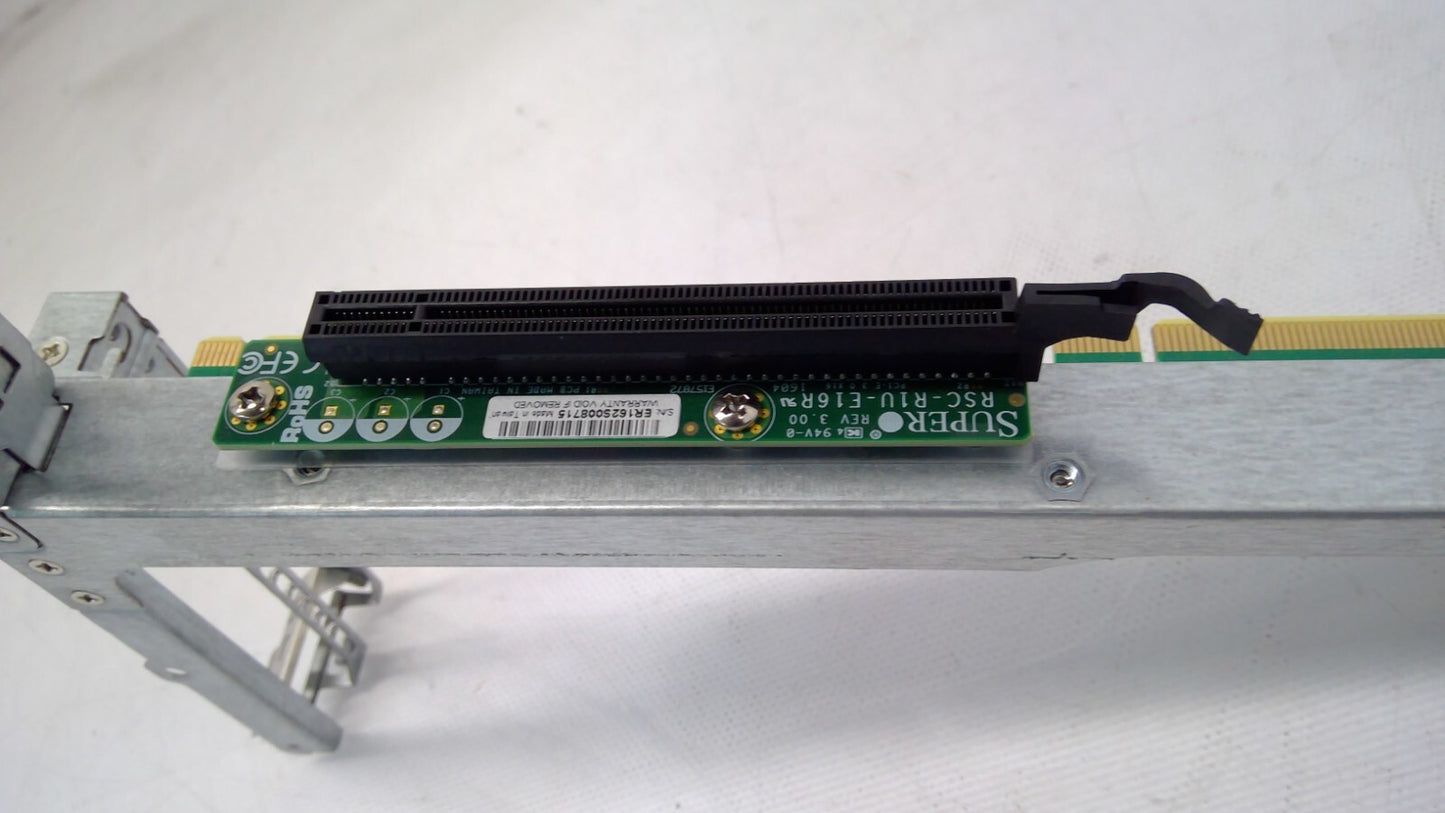 SuperMicro 1U RSC-R1UG-E16-UP /RSC-R1U-E16R CIe x16 Left&Right Side Riser Card