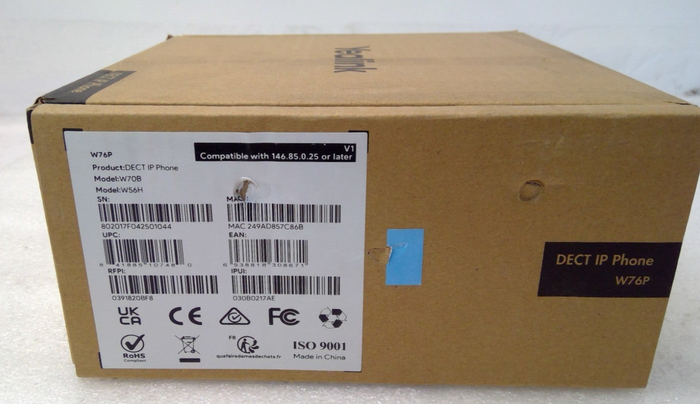 Yealink W76P (W70B W56H) DECT Phone System Wireless Communication Mobile