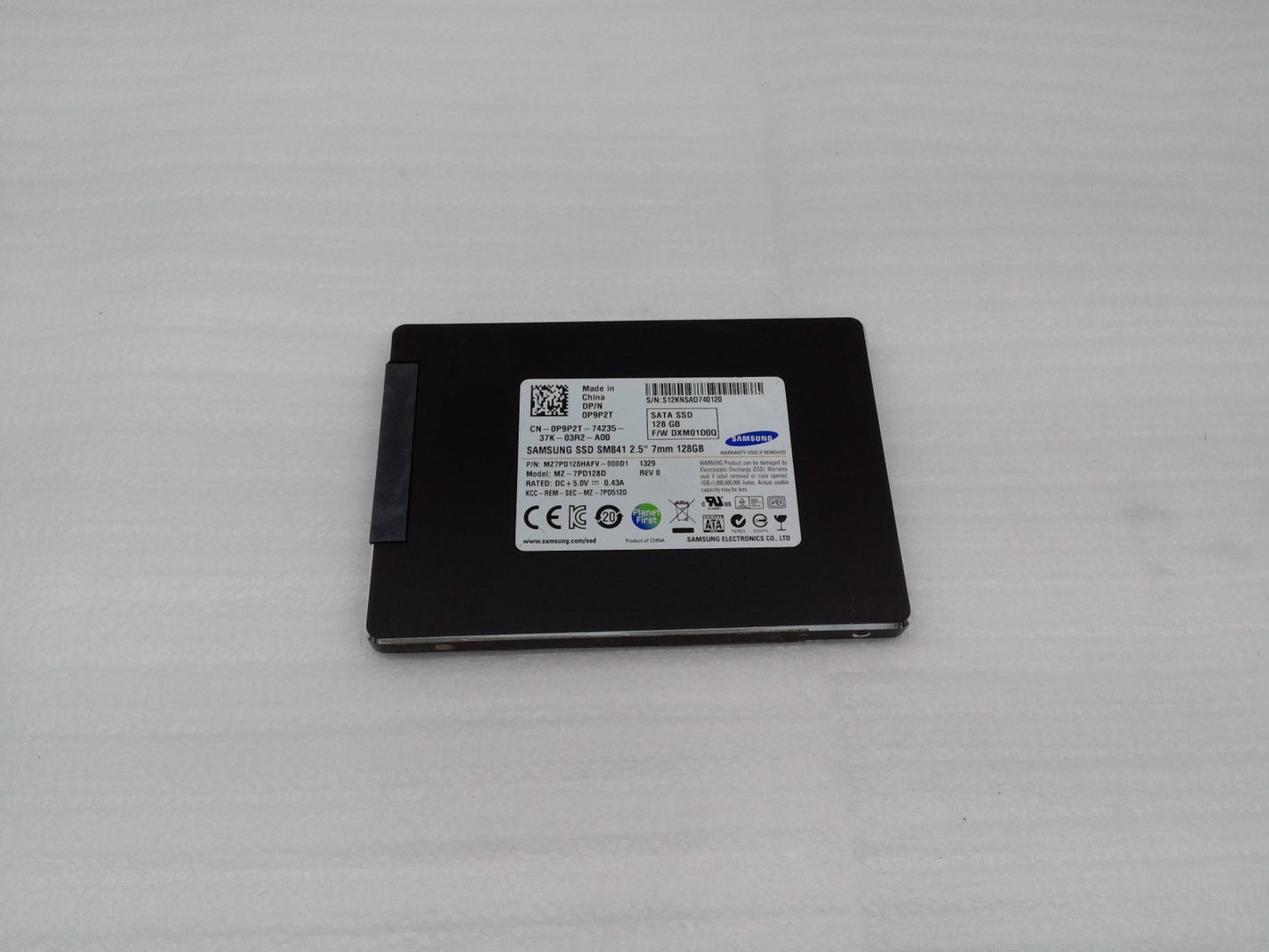 Samsung SSD SM841 128GB 2.5" SATA III Solid State Drive MZ-7PD128D