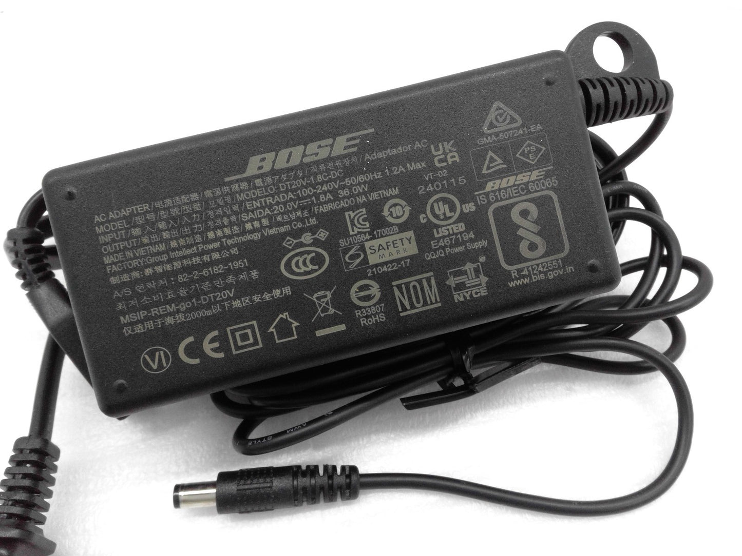 Original 20V 1.8A Power Supply Adapter DT20V-1.8C-DC for Bose Solo 5 Sound Bar