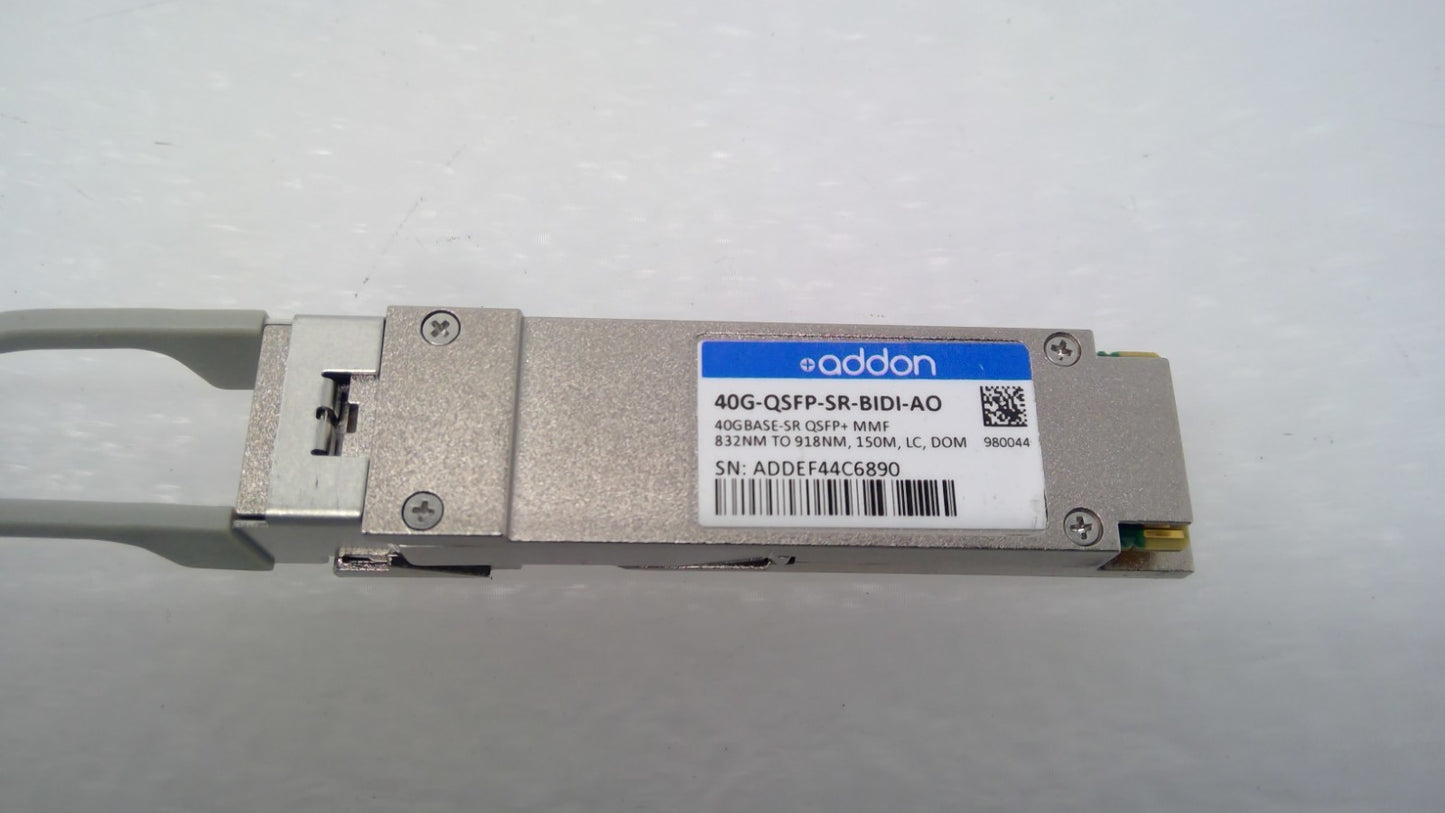 AddOn 40G-QSFP-SR-BIDI-AO Brocade Compatible 40GBase-SR BiDi QSFP+ Transceiver