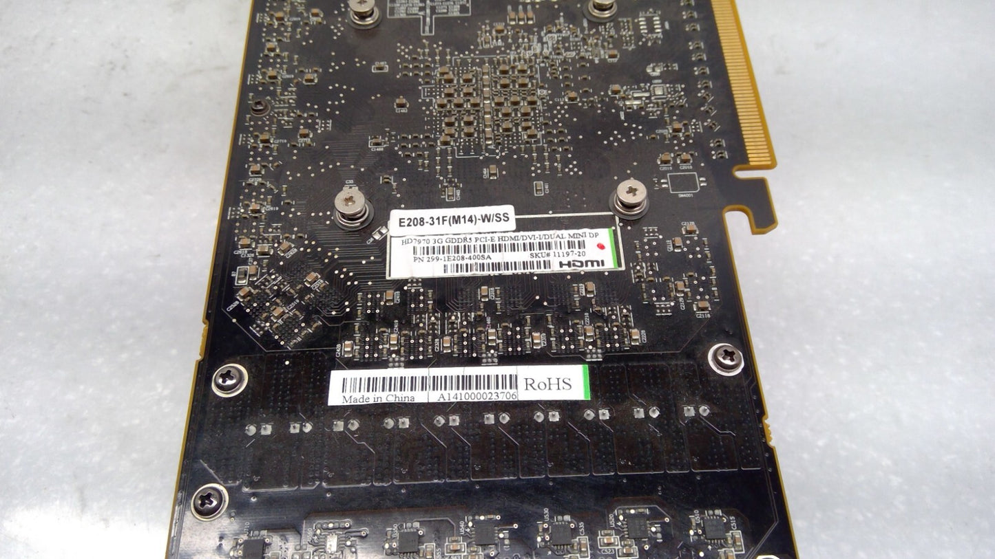 AMD Radeon SAPPHIRE HD 7970 3G GDDR5 PCI-E HDMI/DVI-I/DUAL MININDP Video Card