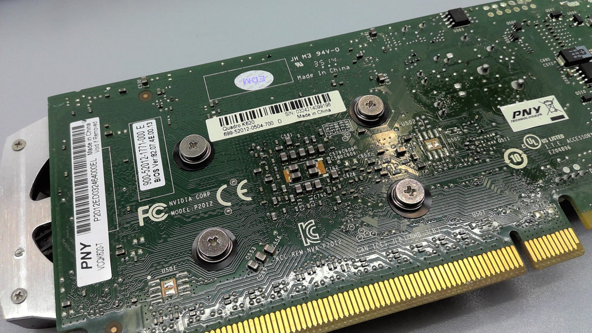 Lot of 2 PNY NVIDIA Quadro K620 699-52012-0504-700 PCI-E DVI DP Graphics Card