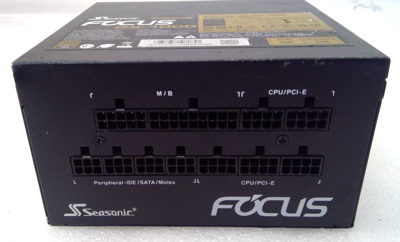 Seasonic FOCUS Plus 1000W ATX 80+Gold SSR-1000FX Full-Modular Power Supply*Read*