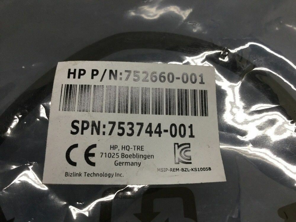 X2 Genuine HP DisplayPort to DVI Adapter Cable 752660-001 753744-001 DP to DVI-D