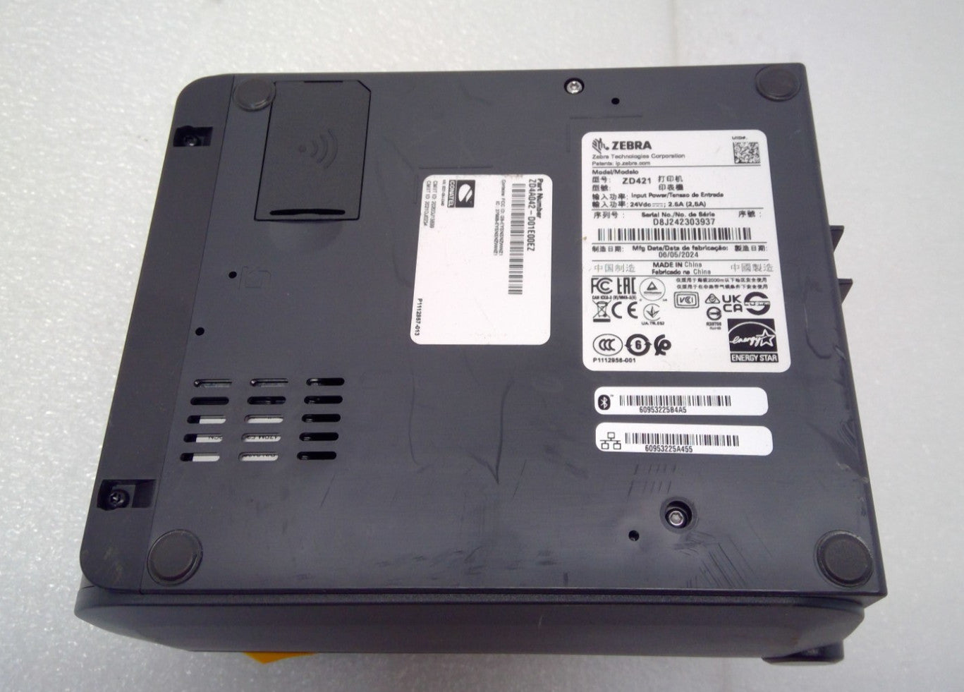 Zebra ZD421 Direct Thermal Barcode Label Printer ZD4A042-D01E00EZ