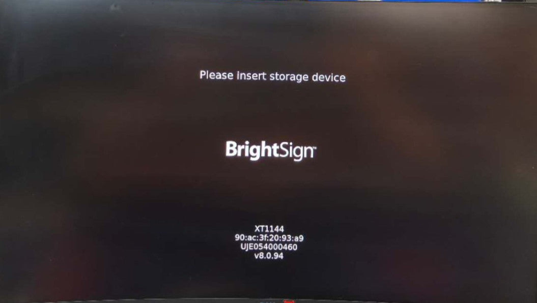 BrightSign XT1144 Expanded I/O 4K Digital Signage Media Player PoE+ / No sd card