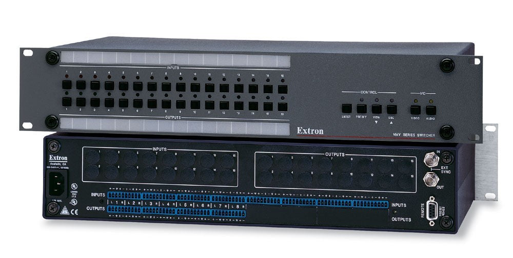 Extron MAV 168 A 16x8 Stereo Audio Matrix Switcher 60-329-03