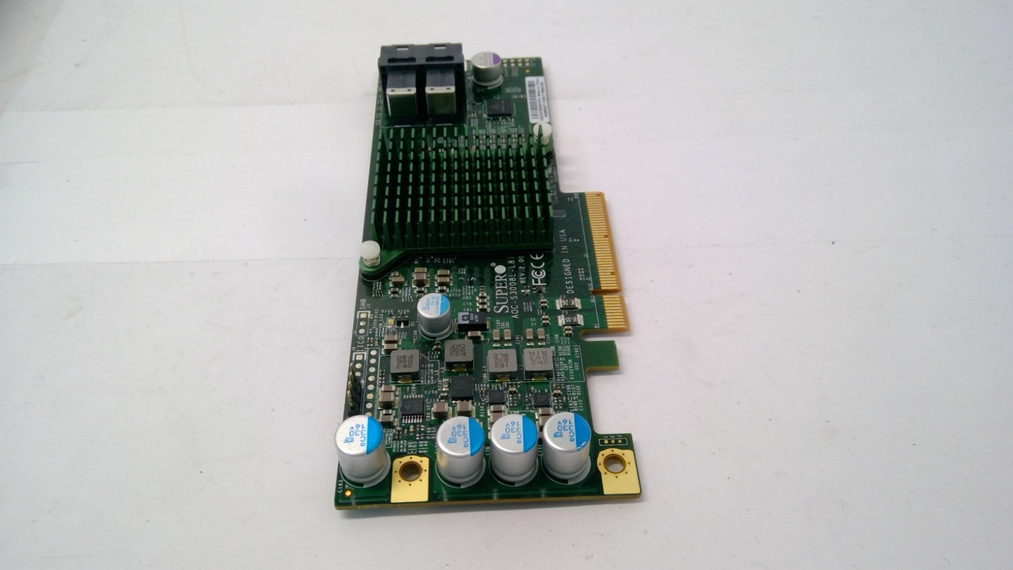 SuperMicro AOC-S3008L-L8i 12GB/S SAS HBA IT RAID Controller Card NO Bracket