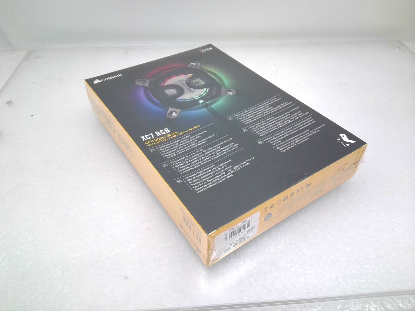 Corsair Hydro X Series Black XC7 RGB CPU Water Block Intel LGA 115X