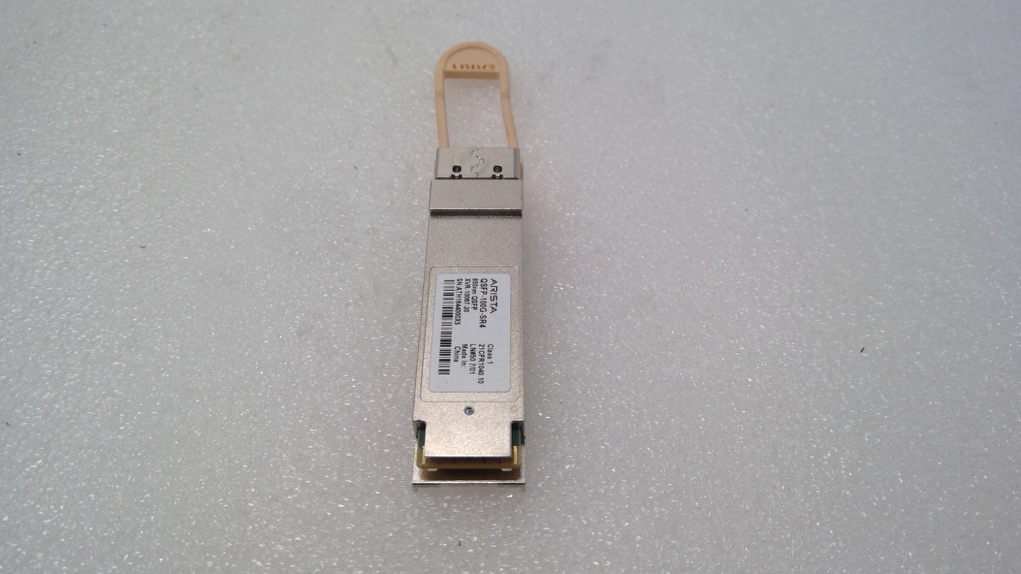 Arista QSFP-100G-SR4 XVR-00067-20 100GBASE-SR4 100GB QSFP28 Transceiver
