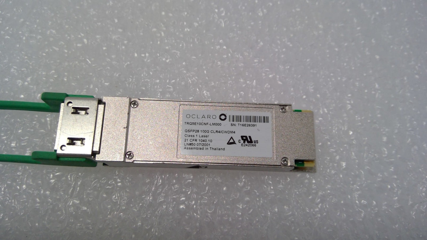 OCLARO TRQ5E10CNF-LM000 QSFP28 100G CLR4/CWDM4 10KM Transceiver