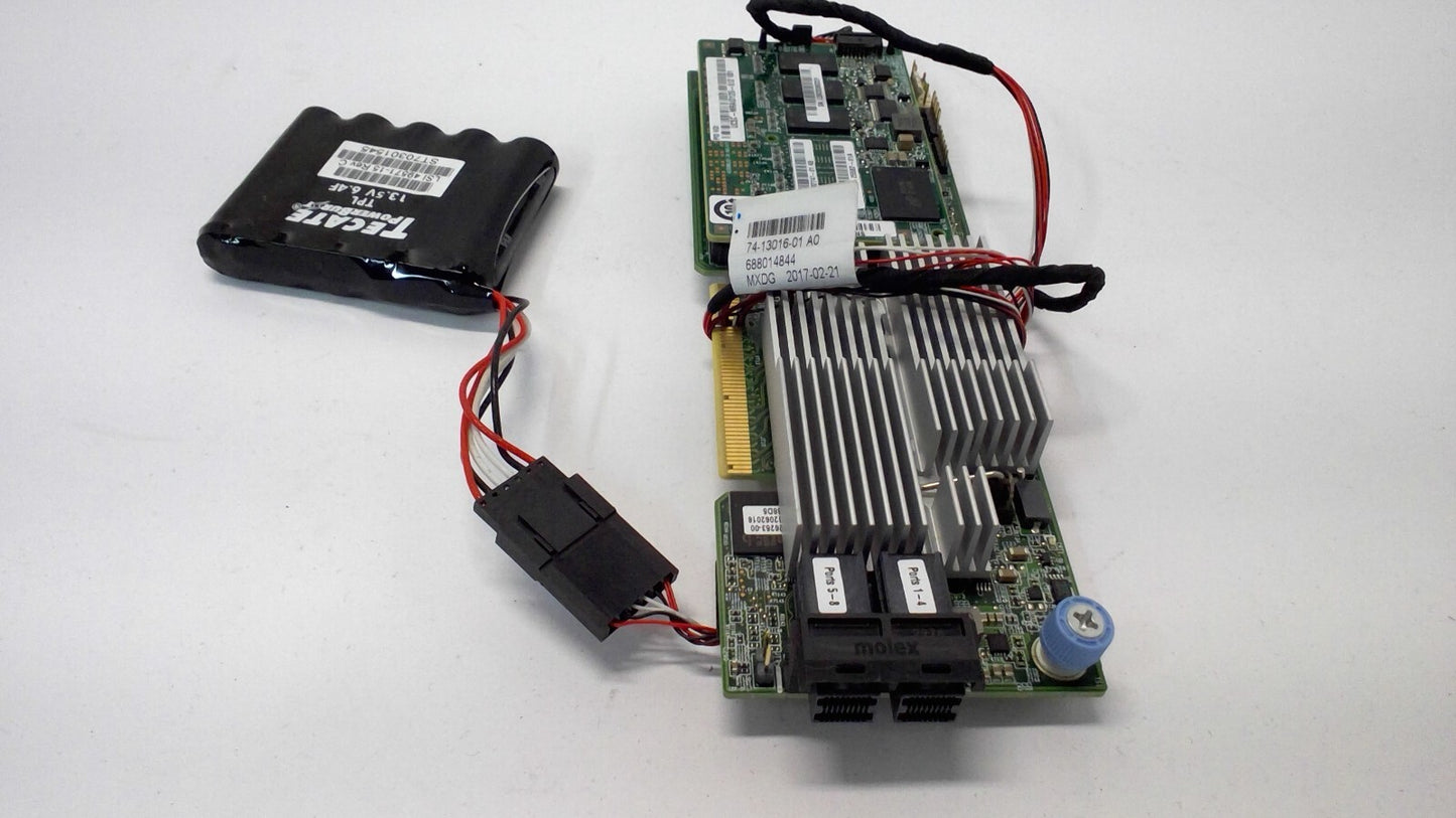 Cisco UCSC-MRAID12G-512MB 12Gb SAS RAID Controller 74-102747-01 card w/ Battery